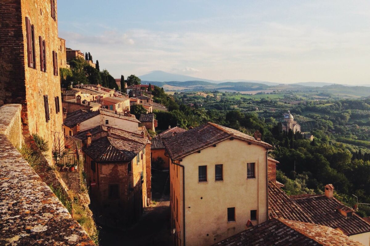 Toskana wein region in Italien